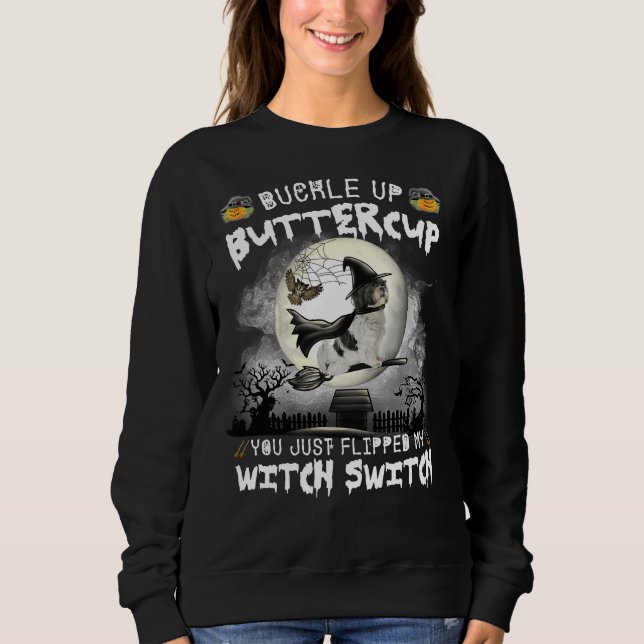Sudadera Shih Tzu Perro Witch Switch (Anverso)