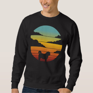 Sudadera Shih Tzu Retro Vintage Sunset 60's 70s para hombre