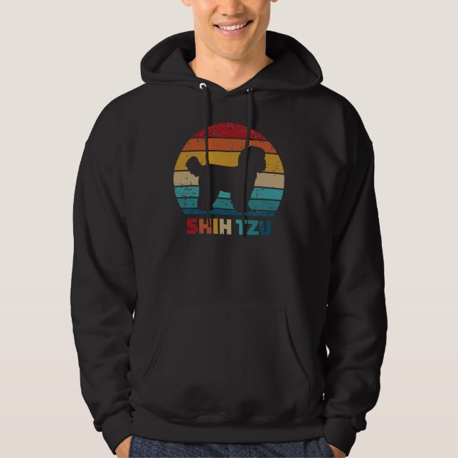 Sudadera Shih Tzu Vintage (Anverso)