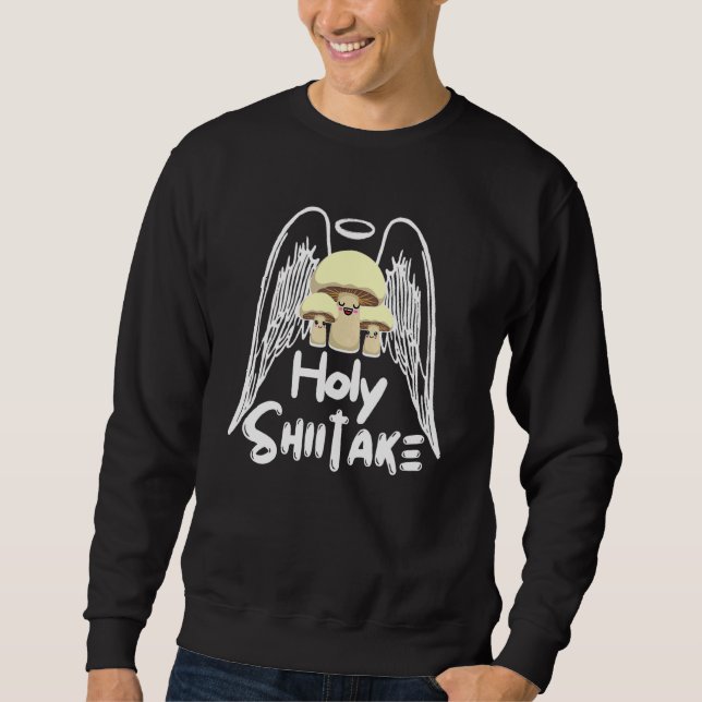 Sudadera Shiitake Santo - Wordplay de la micología de hongo (Anverso)