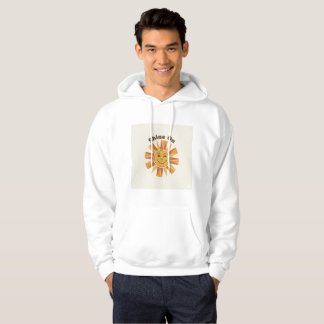 Sudadera “Shine On” Positive Sun Hoodie – Unisex Inspiratio