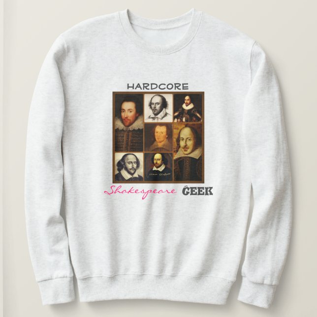 Sudadera Shirt de sudor femenino de hardcore Shakespeare Ge (Anverso del diseño)