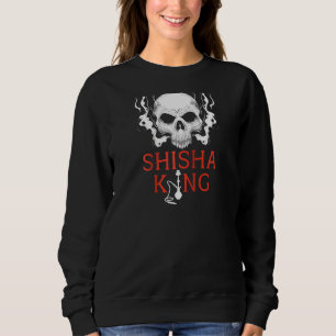 Sudadera Shisha King Skull Smoker Hookah Water Pipe Narghil