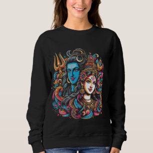 Sudadera Shiva Durga Dios hindú Mahadeva Diosa
