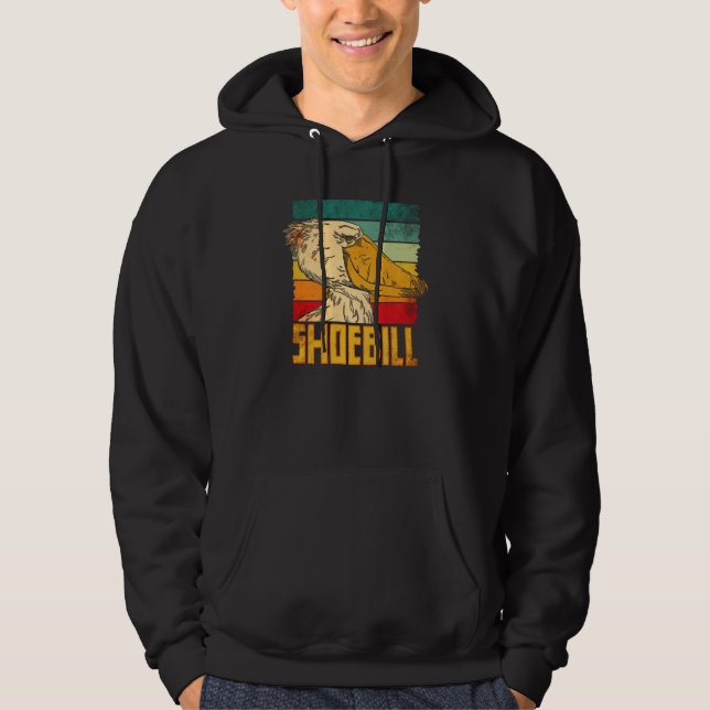 Sudadera Shoebill Bird Animal Colorful  1 (Anverso)