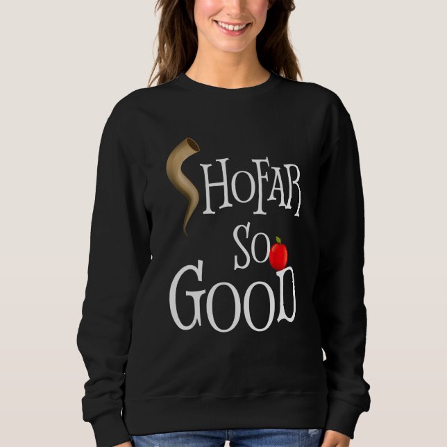 Sudadera Shofar So Good Kids Mens Jewish Hanukkah Gif (Anverso)