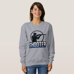 Sudadera Shooter - Diseño Marksman Silhouette Premium