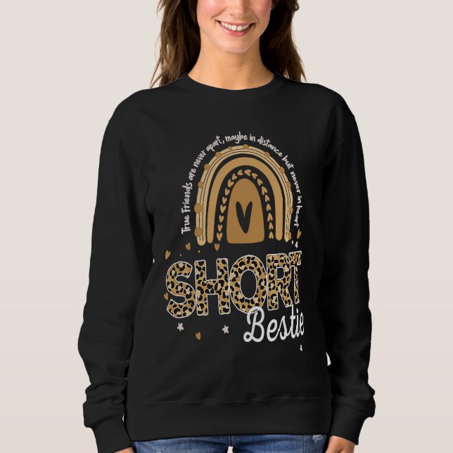 Sudadera Short Bestie Tall Bestie For Women & Matching Shor (Anverso)