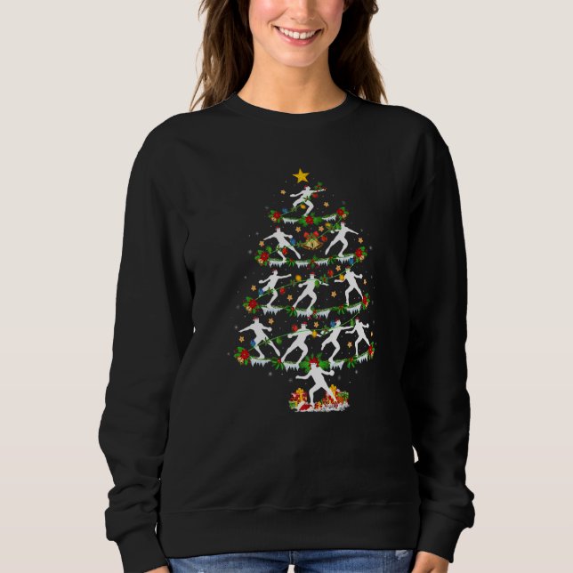 Sudadera Shot Put Sports  Xmas Lights Shot Put Christmas Tr (Anverso)
