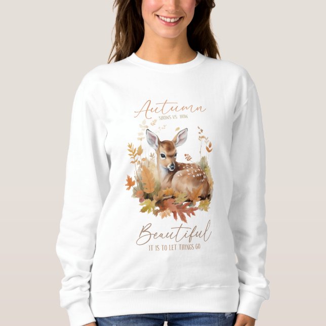 Sudadera Show us de otoño (Anverso)