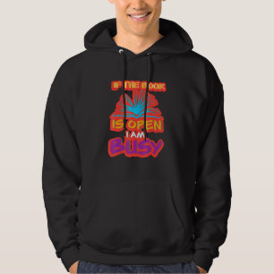 Sudadera Si El Libro Está Abierto Estoy Ocupado Lector De L