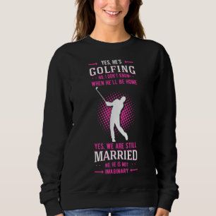 Sudadera Sí, es golfista putter Par Golfer Birdie Bog