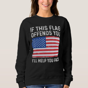 Sudadera Si Esta Marca Ofende, Ayudará A Empaquetar Patriot