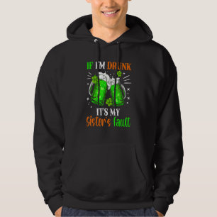 Sudadera Si estoy borracho bebiendo cerveza mujeres