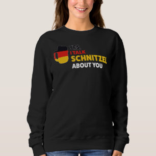 Sudadera sí hablo schnityel sobre ti Festival Alemán Abeja