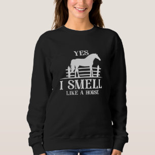 Sudadera Sí, huelo como un caballo