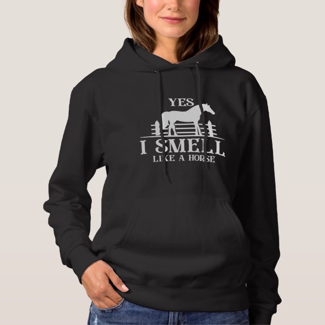 Sudadera Si, Huelo Como Un Caballo (Anverso)