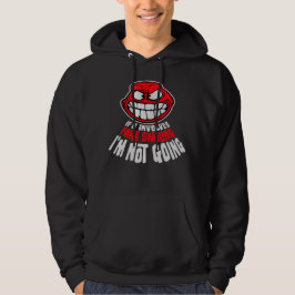 Sudadera Si implica sonreír fingidamente, no voy Introverti