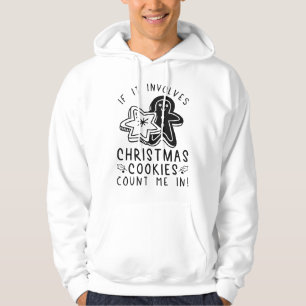 Sudadera Si involucra a Navidades, las cookies me cuentan