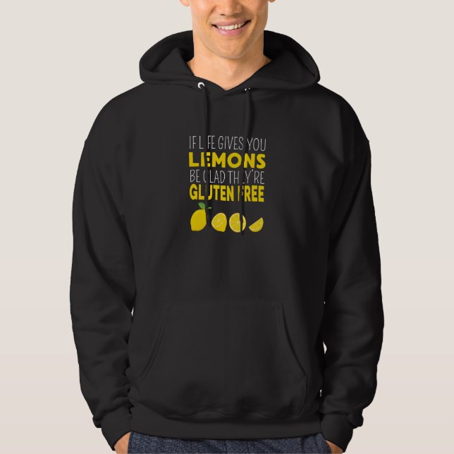 Sudadera Si la vida te da limones     Fruta sin gluten   (Anverso)