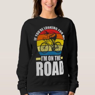 Sudadera Si me buscas ciclista de bicicleta