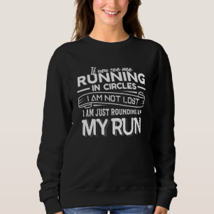 Sudadera Si Me Ves Corriendo En Círculos No Me Pierdo Runne