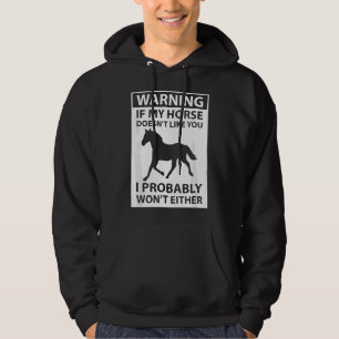 Sudadera Si mi caballo no te agrada