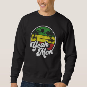 Sudadera Sí Mon Vintage Jamaica reggae vacaciones jamaiquin