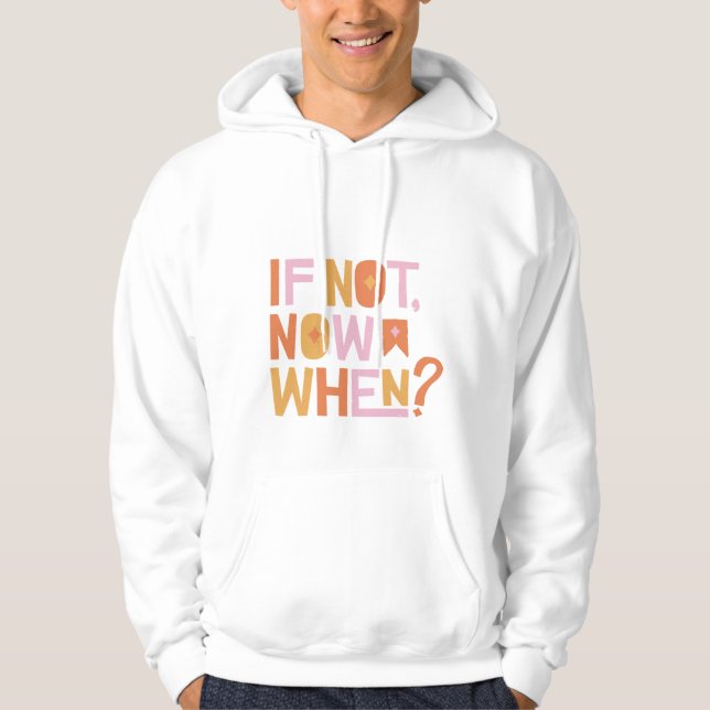 Sudadera Si No Eres Más Reciente Cuando?" Camiseta (Anverso)