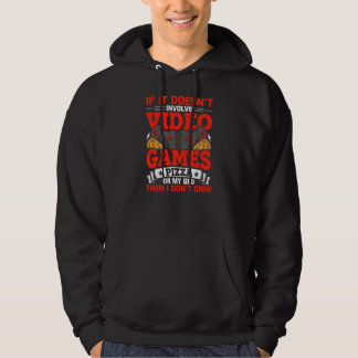 Sudadera Si no involucra videojuegos Pizza Video