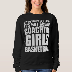 Sudadera Si no se trata de entrenador de baloncesto