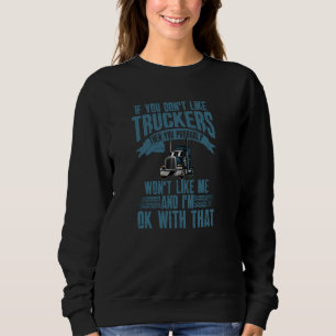 Sudadera Si no te gustan los camiones Camionero Citas 3