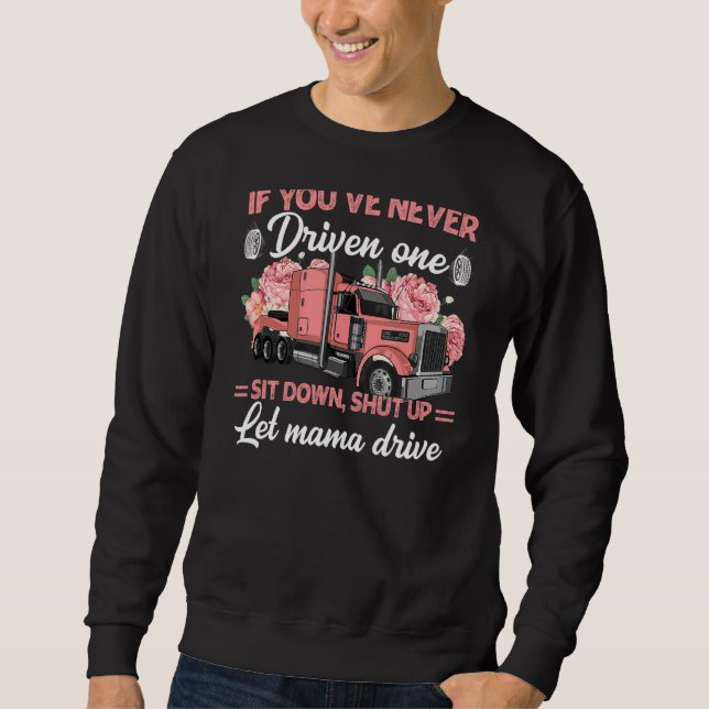Sudadera Si nunca has conducido a una sentada, cállate, dej (Anverso)
