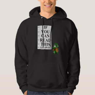 Sudadera Si Pueden Leer Esto Ahuyan Introvert Nerd Turtle
