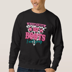 Sudadera Si puedo usar mis botes me voy a la zona oeste