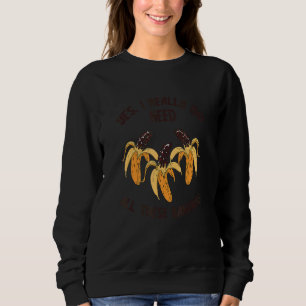 Sudadera Sí Realmente Todos Los Choco Dip Banana Vegan Food