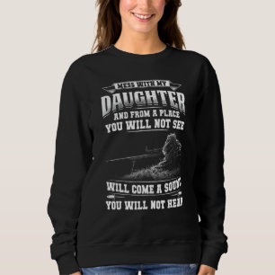 Sudadera Si Se Encuentra Con Mi Hija Crazy Parent Protecti
