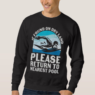 Sudadera Si se encuentra en tierra firme, por favor devuélv
