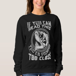 Sudadera Si Se Puede Leer Esto Se Pescará Pescador De Águil
