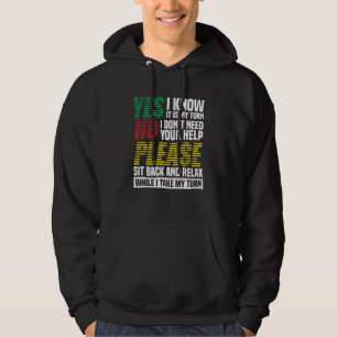 Sudadera Sí, sé que es mi turno tablero juego de mesa jugad