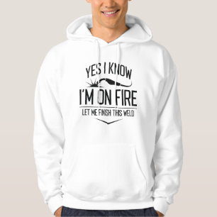 Sudadera Sí, sé que estoy en llamas
