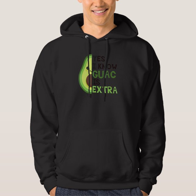 Sudadera Sí Sé Que Guac Es Un Aguacamole Extra Cuto Ag (Anverso)
