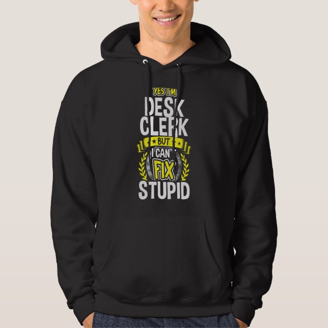 Sudadera Sí, soy empleado de escritorio (Anverso)