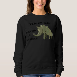 Sudadera Sí, soy secretamente un meme de dinosaurios