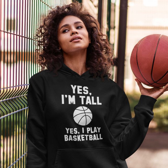 Sudadera Sí, soy Tall. Con capucha (Subido por el creador)