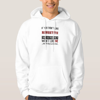 Sudadera Si usted no tiene gusto de Ringette Guay