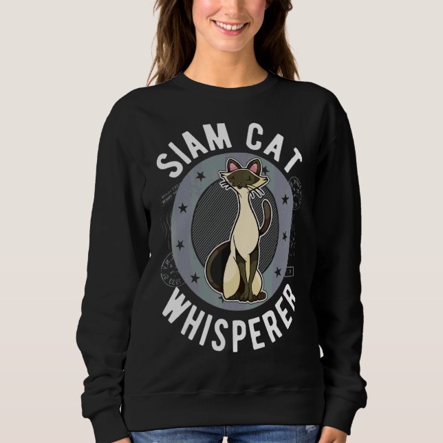 Sudadera Siam Cat Whisperer (Anverso)