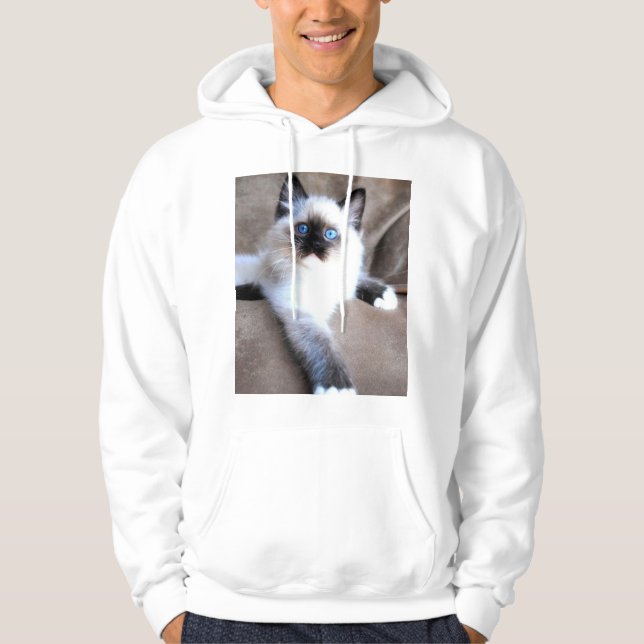 SUDADERA SIAMES CAT HOODIE (Anverso)