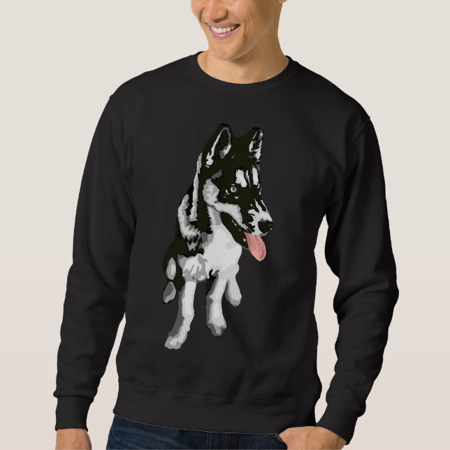 Sudadera Siberian Husky Puppy (Anverso)