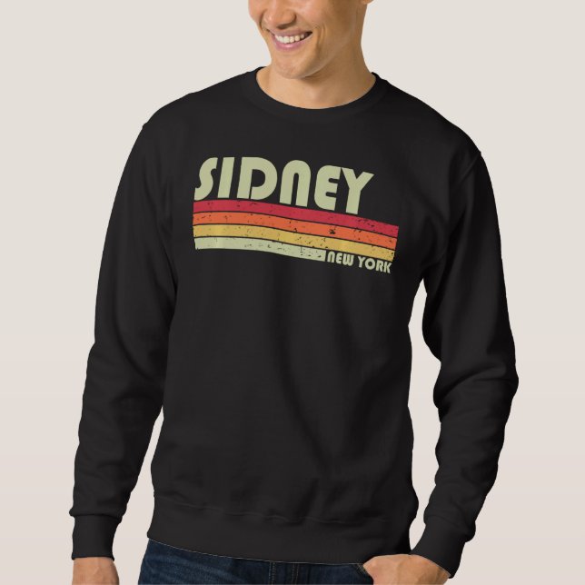 Sudadera Sidney Ny New York Funny City Home Roots Retro 70 (Anverso)